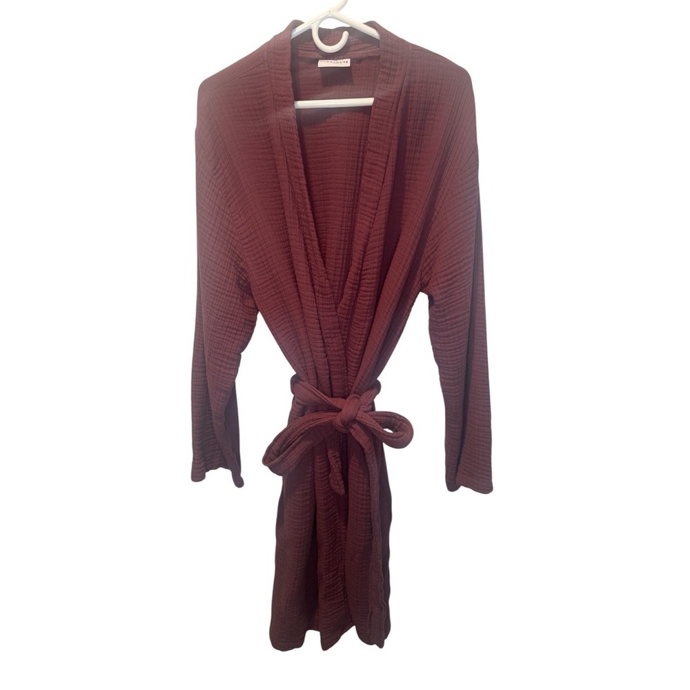 Parachute Womens Mulberry Cloud Robe Turkish Cotton Gauze XL Quiet Luxury Lounge